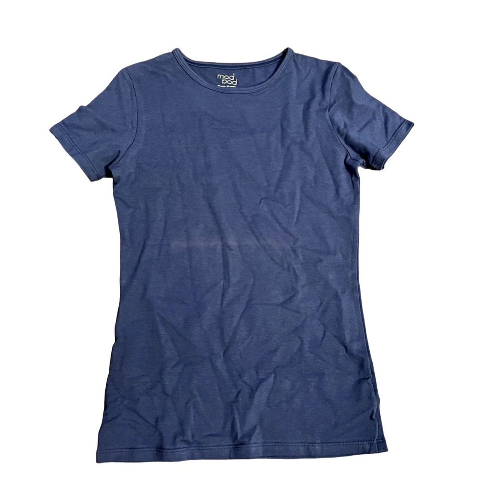 ModBod Black Short Sleeve Crewneck Cotton-Blend T-Shirt Size S